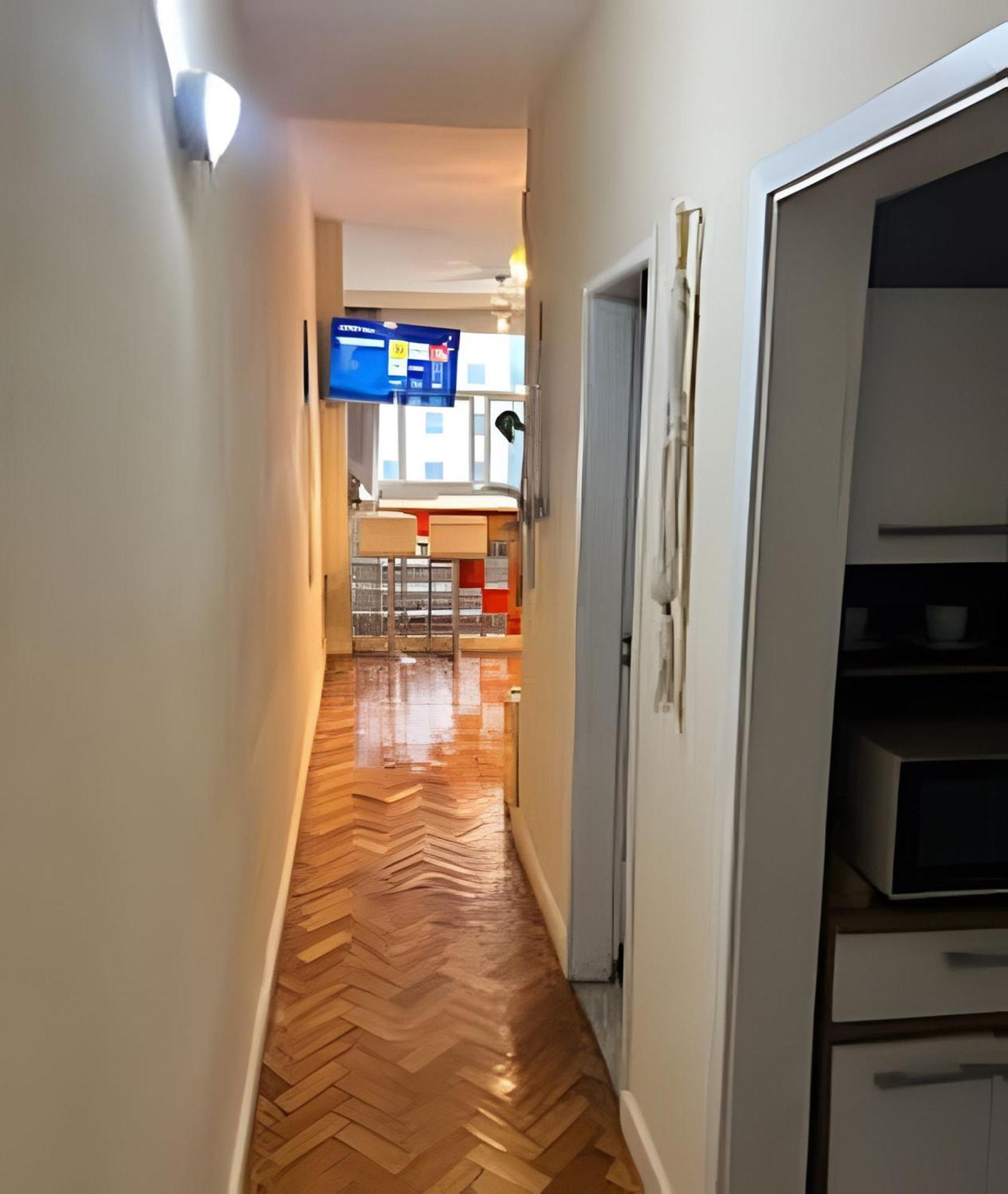 ריו דה ז'ניירו Apartamento Em Copacabana Com Vista Lateral Do Mar מראה חיצוני תמונה