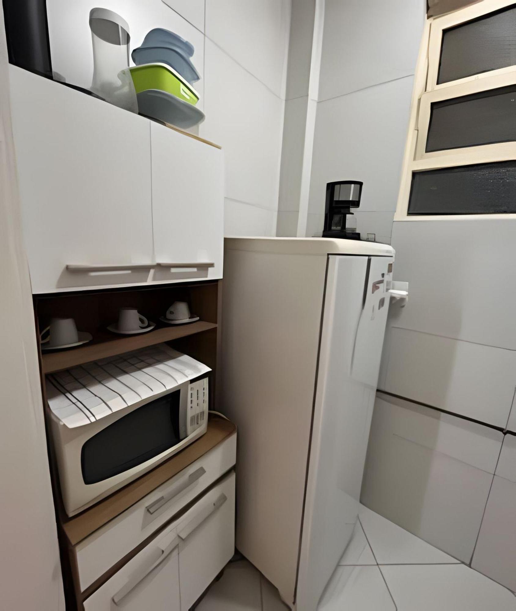 ריו דה ז'ניירו Apartamento Em Copacabana Com Vista Lateral Do Mar מראה חיצוני תמונה