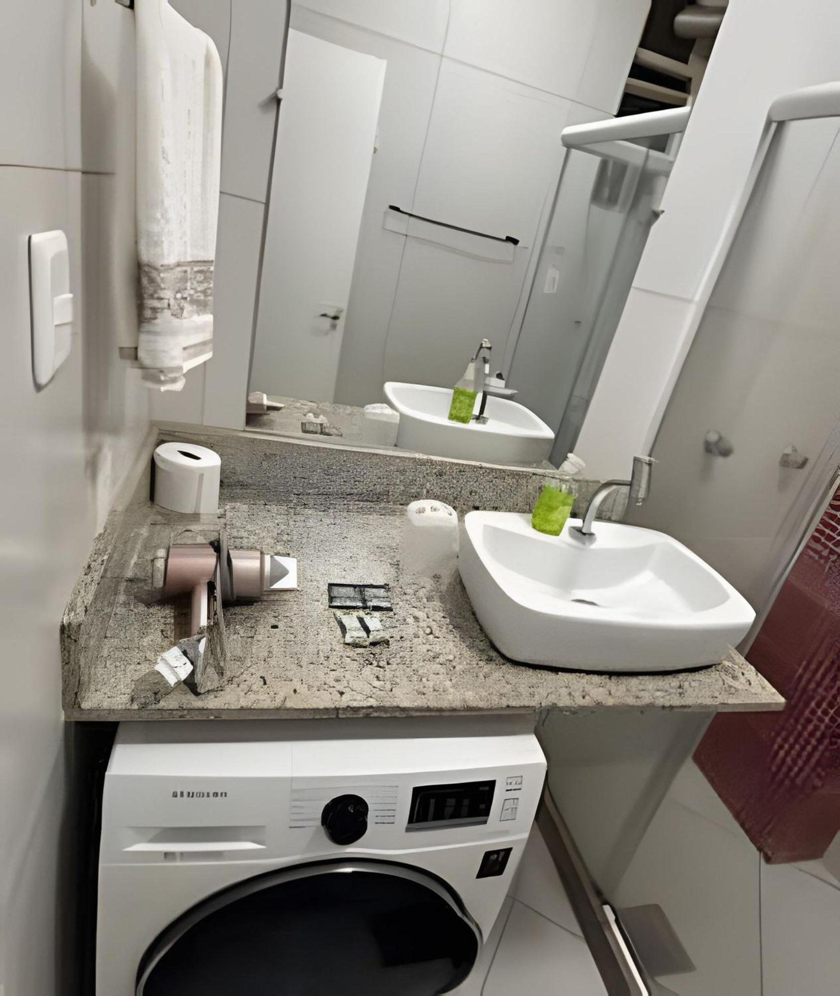 ריו דה ז'ניירו Apartamento Em Copacabana Com Vista Lateral Do Mar מראה חיצוני תמונה
