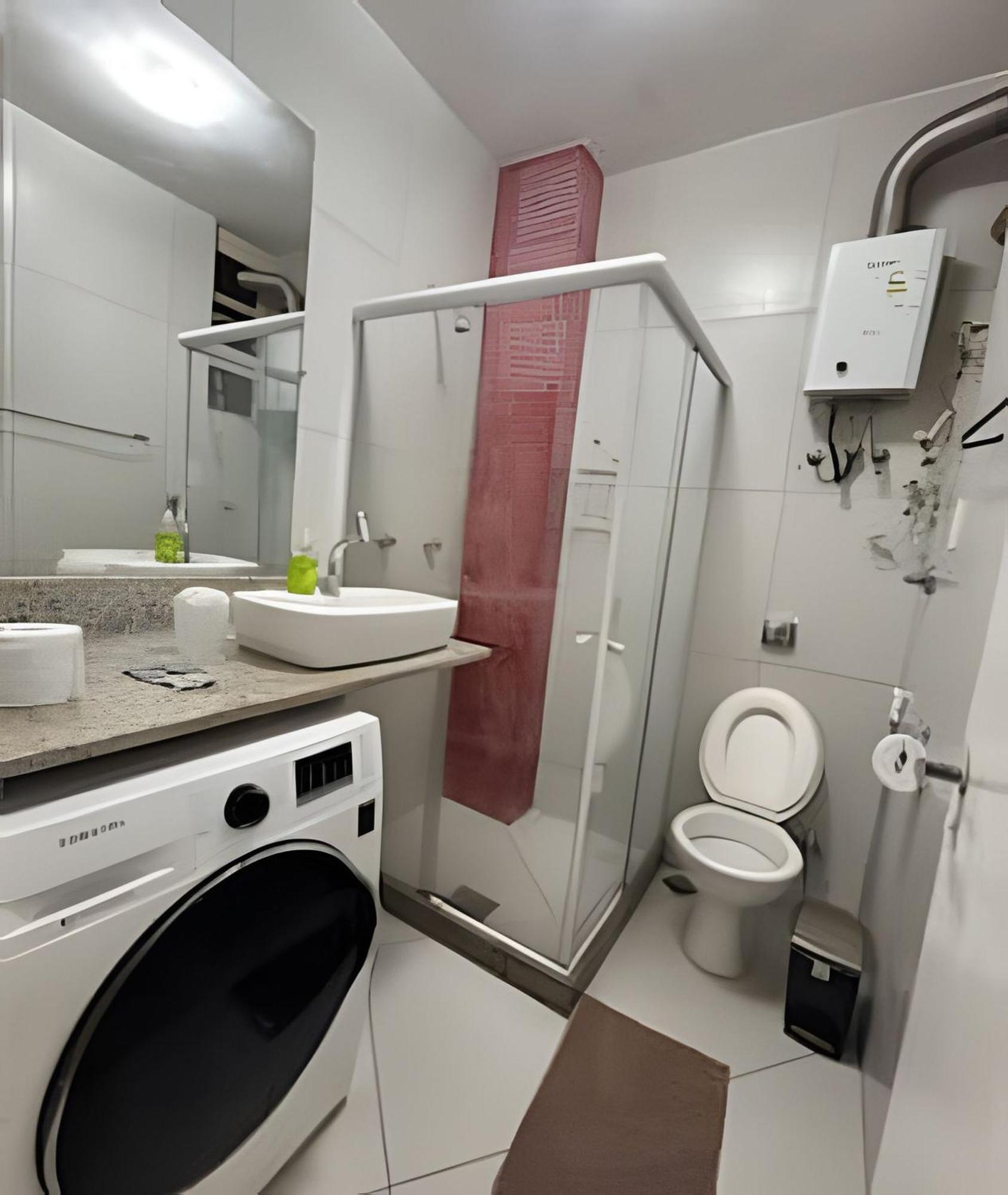 ריו דה ז'ניירו Apartamento Em Copacabana Com Vista Lateral Do Mar מראה חיצוני תמונה