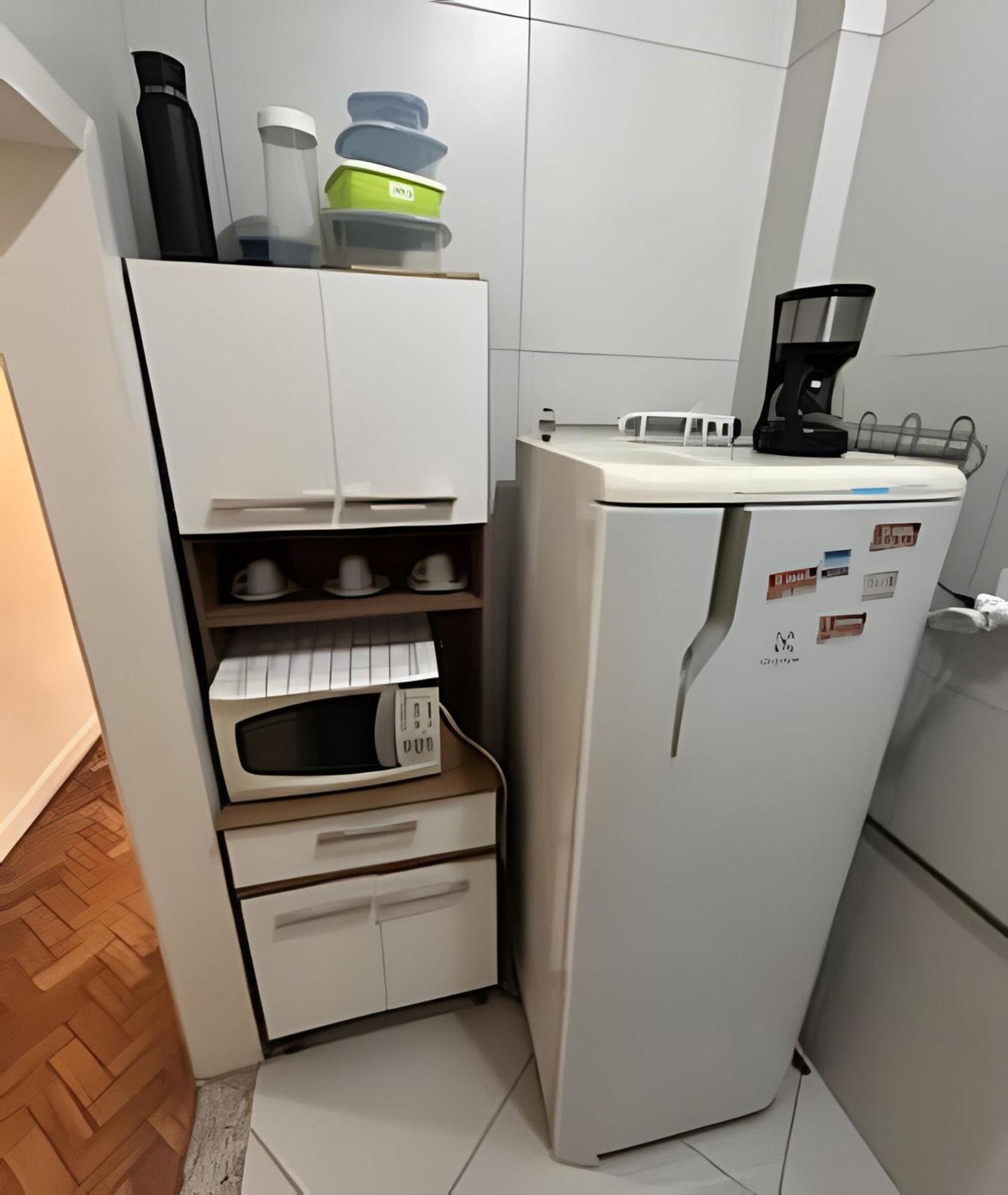 ריו דה ז'ניירו Apartamento Em Copacabana Com Vista Lateral Do Mar מראה חיצוני תמונה